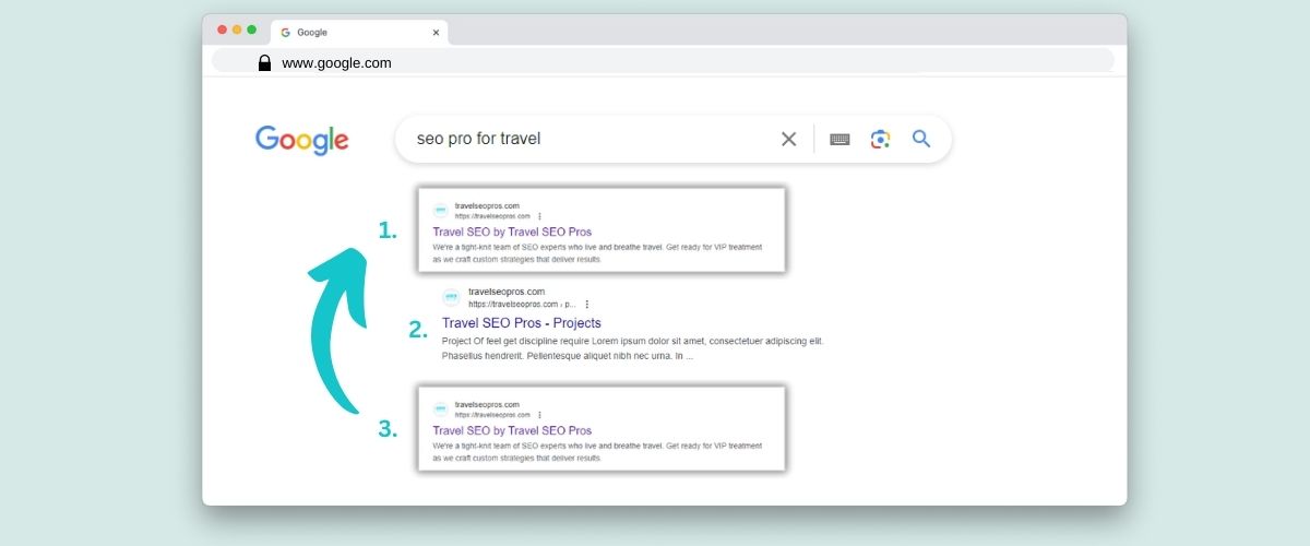 travelseopros rank on google